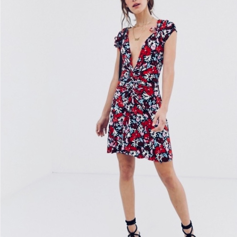 NWT Free People Key To Your Heart Mini Dress XS